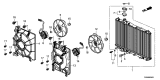 Diagram for Acura Radiator - 19010-R1B-A52