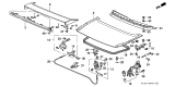 Diagram for Acura Tailgate Latch - 74850-SL0-003