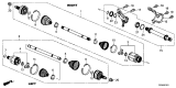 Diagram for Acura Axle Shaft - 44305-TZ5-A31