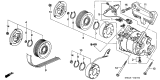 Diagram for Acura RSX Drive Belt - 38920-PRC-023
