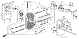 Diagram for Acura Legend Valve Body - 27000-PL5-040