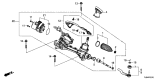 Diagram for Acura Tie Rod End - 53560-TJB-A01