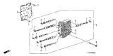 Diagram for Acura RL Valve Body - 27700-RJB-010