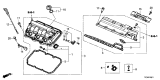 Diagram for Acura TLX Valve Cover Gasket - 12351-5G0-A00