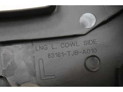 Acura 83162-TJB-A01ZA Lining Component Left (Deep Black) 83162-TJB-A01ZA Acura Lining Component Left (Deep Black) Product Photo 1 of 9