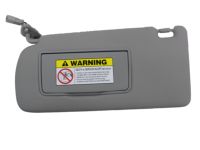 Acura 83230-SEC-A81ZB Passenger Side Sunvisor Assembly (Clear Gray) (Mirror)