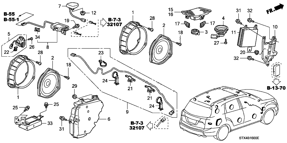 Acura warehouse parts