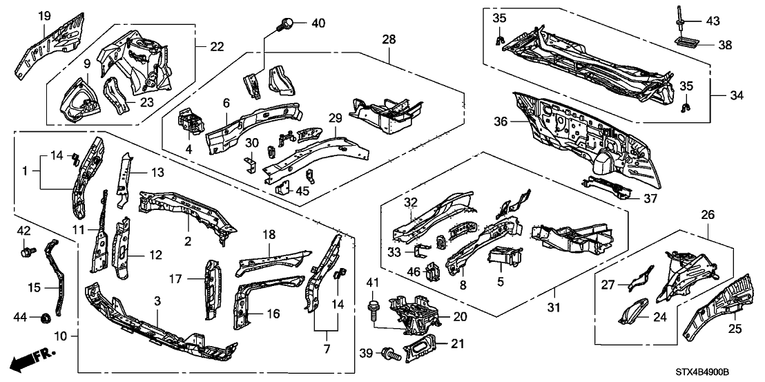 Acura warehouse parts