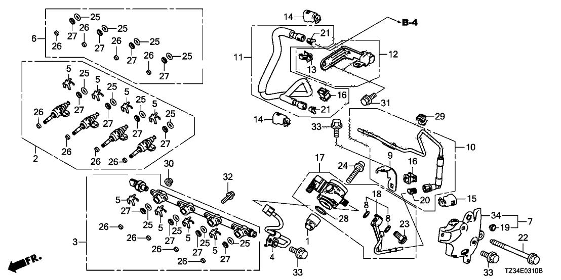 16790-5A2-A01 - Genuine Acura Pump Assy.