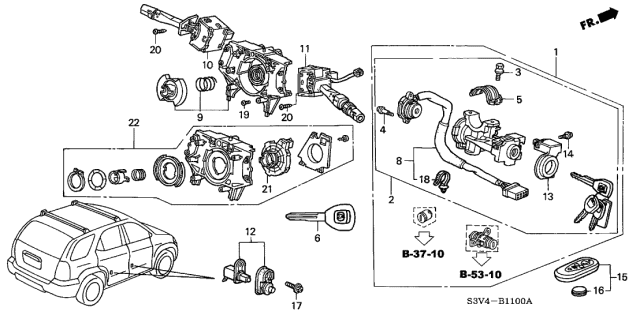 Acura warehouse parts