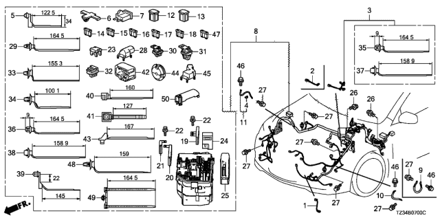 Acura warehouse parts