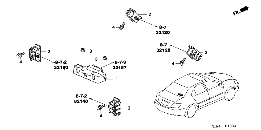 Acura 39350-SJA-A01 Receiver Unit, TPMS