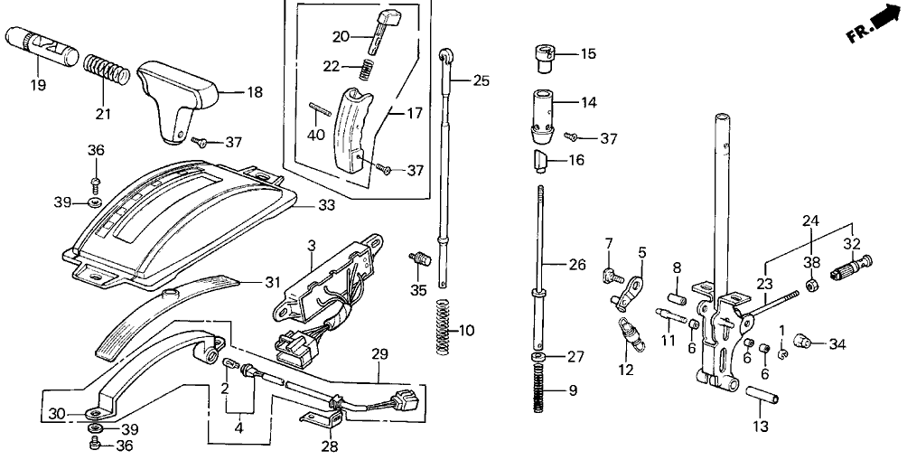 Acura 54110-SH3-980 Stopper, Select Lever