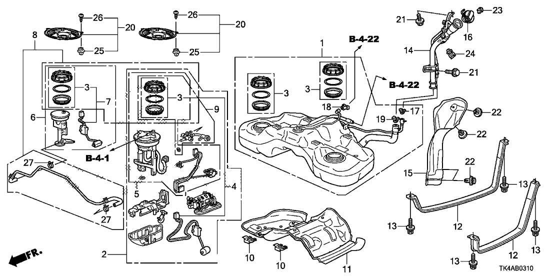 Acura 17711-TA0-L01 Retainer (Natural) (Tokai)