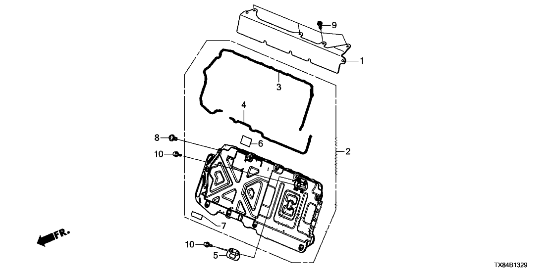 Acura 1B830-R9C-C01 Cover Complete, Ipu