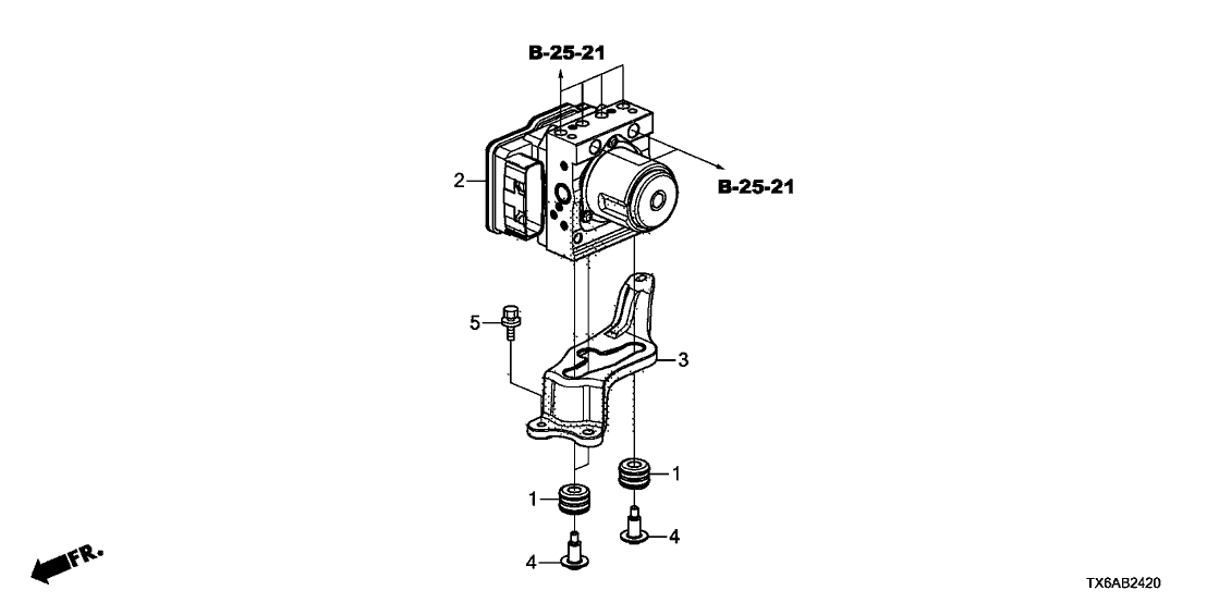 Acura 57110-TV9-426 Abs Modulator Assembly (Coo) (Rewritable)