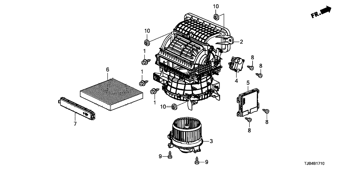 Acura 79600-TJB-A21 Cpu Assembly , Automatic Air Conditioner