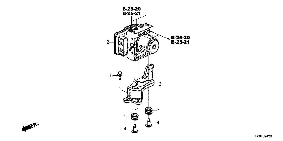 Acura 57110-TV9-326 Abs Modulator Assembly (Coo) (Rewritable)