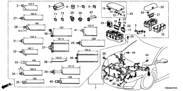 2020 Acura NSX Wire Harness Diagram 1