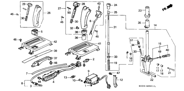 1989 Acura Legend Switch Assembly, Eat (Off Black) Diagram for 35720-SG0-023ZA