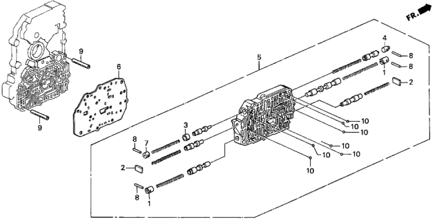 1997 Acura CL Sleeve (12MM) Diagram for 27642-PX4-000
