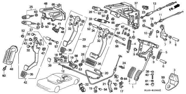 1994 Acura NSX Flange Bolt (6X18) Diagram for 95701-06018-08