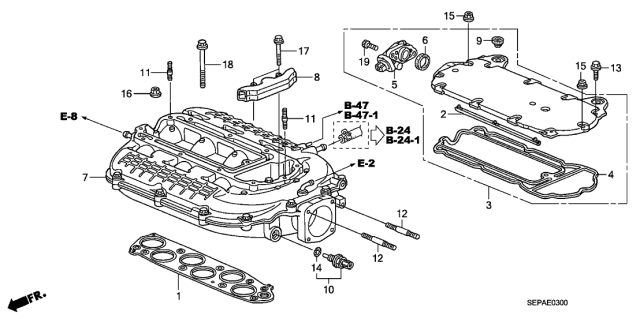 2008 Acura TL Bolt, Flange (6X35) Diagram for 95701-06035-02
