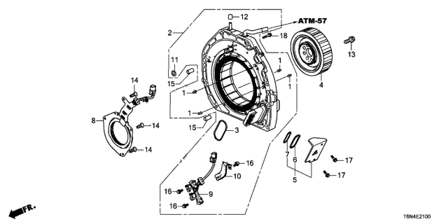 2020 Acura NSX Motor Diagram