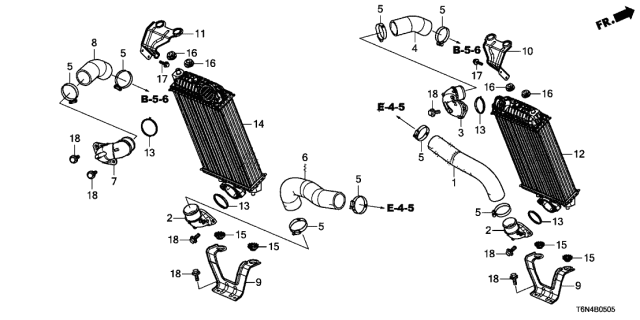2020 Acura NSX Intercooler Diagram