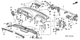 Diagram for Acura TL Instrument Panel - 77103-S0K-A81ZB