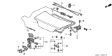Diagram for Acura CL Tailgate Latch - 74851-S0K-A11ZA