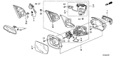 Diagram for 2012 Acura MDX Side Marker Light - 34301-STX-306