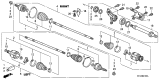 Diagram for Acura CV Boot - 44017-STX-A01