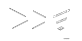 Diagram for 2010 Acura RDX Door Moldings - 08P05-STK-2A0