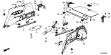 Diagram for Acura Arm Rest - 84662-TZ5-A01ZB