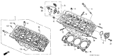 Diagram for Acura TL Cylinder Head - 12100-P8F-305
