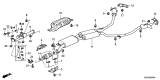 Diagram for Acura Exhaust Hanger - 18215-STX-A01