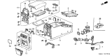 Diagram for Acura Center Console Base - 83401-S0K-A01ZC