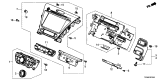 Diagram for 2018 Acura MDX A/C Switch - 39544-TZ5-A14