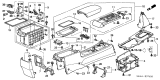 Diagram for Acura Center Console Base - 83404-SEC-A01ZA
