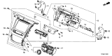 Diagram for 2019 Acura TLX A/C Switch - 39544-TZ3-A14