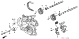 Diagram for 2000 Acura RL Timing Belt Tensioner - 14510-P5A-003