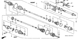 Diagram for Acura CV Boot - 44018-S6M-010