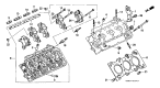 Diagram for 2000 Acura RL Cylinder Head Gasket - 12261-P5A-005