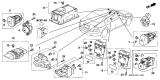 Diagram for 2004 Acura TL Hazard Warning Switch - 35510-SEP-A01