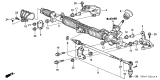 Diagram for Acura RSX Tie Rod End - 53541-S7A-003
