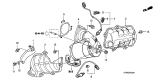 Diagram for Acura Exhaust Manifold Gasket - 18234-RWC-A01