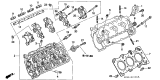 Diagram for 2000 Acura RL Cylinder Head Gasket - 12251-P5A-005