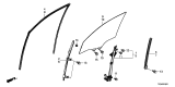 Diagram for Acura Window Run - 72275-TZ5-A01