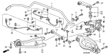 Diagram for Acura Lateral Arm - 52345-SZA-A02